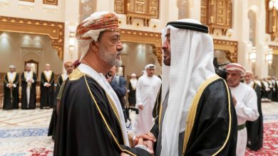 سلطان عمان هيثم بن طارق وولي عهد أبو ظبي الأمير محمد بن زايد alarabtrend.com