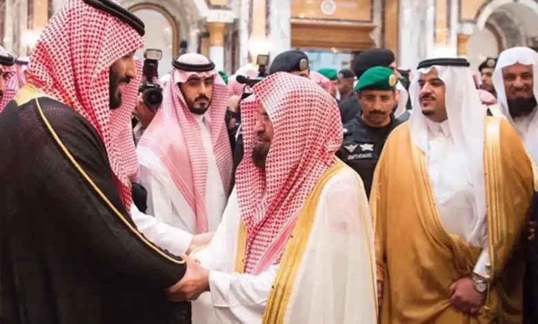 عبد الرحمن السديس ومحمد بن سلمان alarabtrend.com