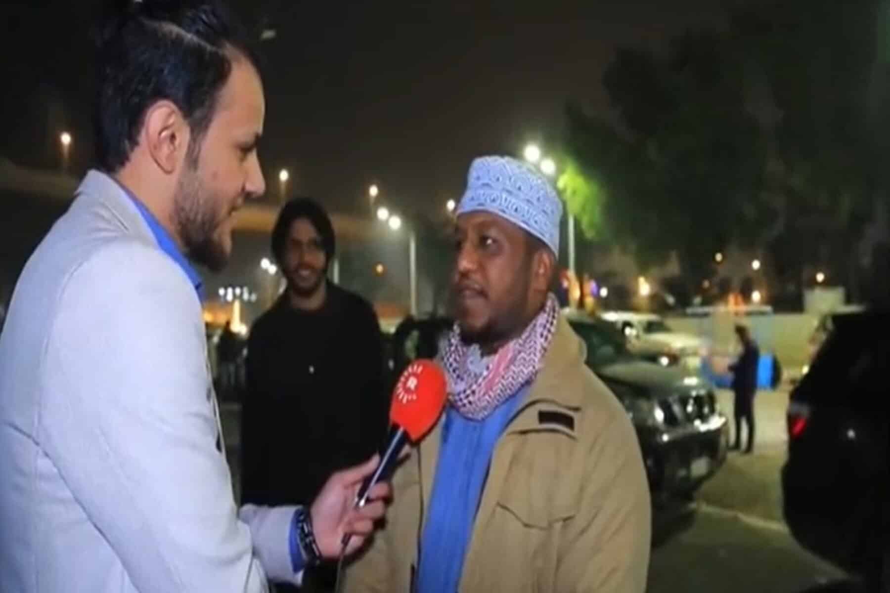 مشجع عماني تمنى فوز العراق